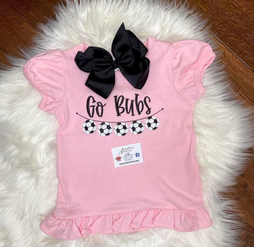 Soccer Banner - Custom Embroidery