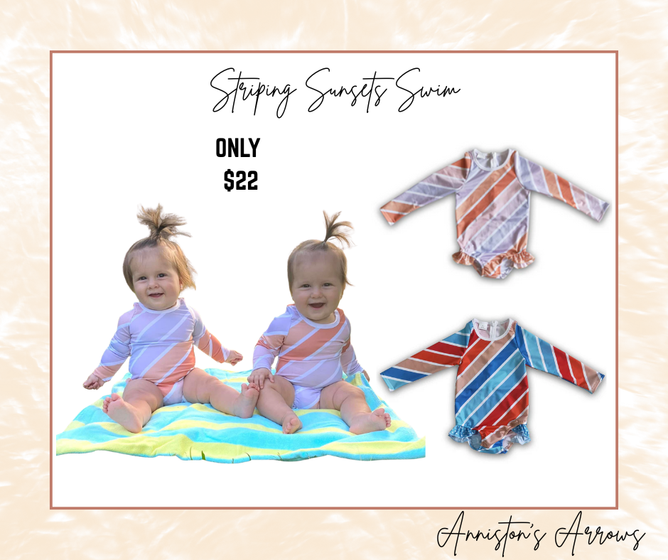 Striping Sunsets Swim