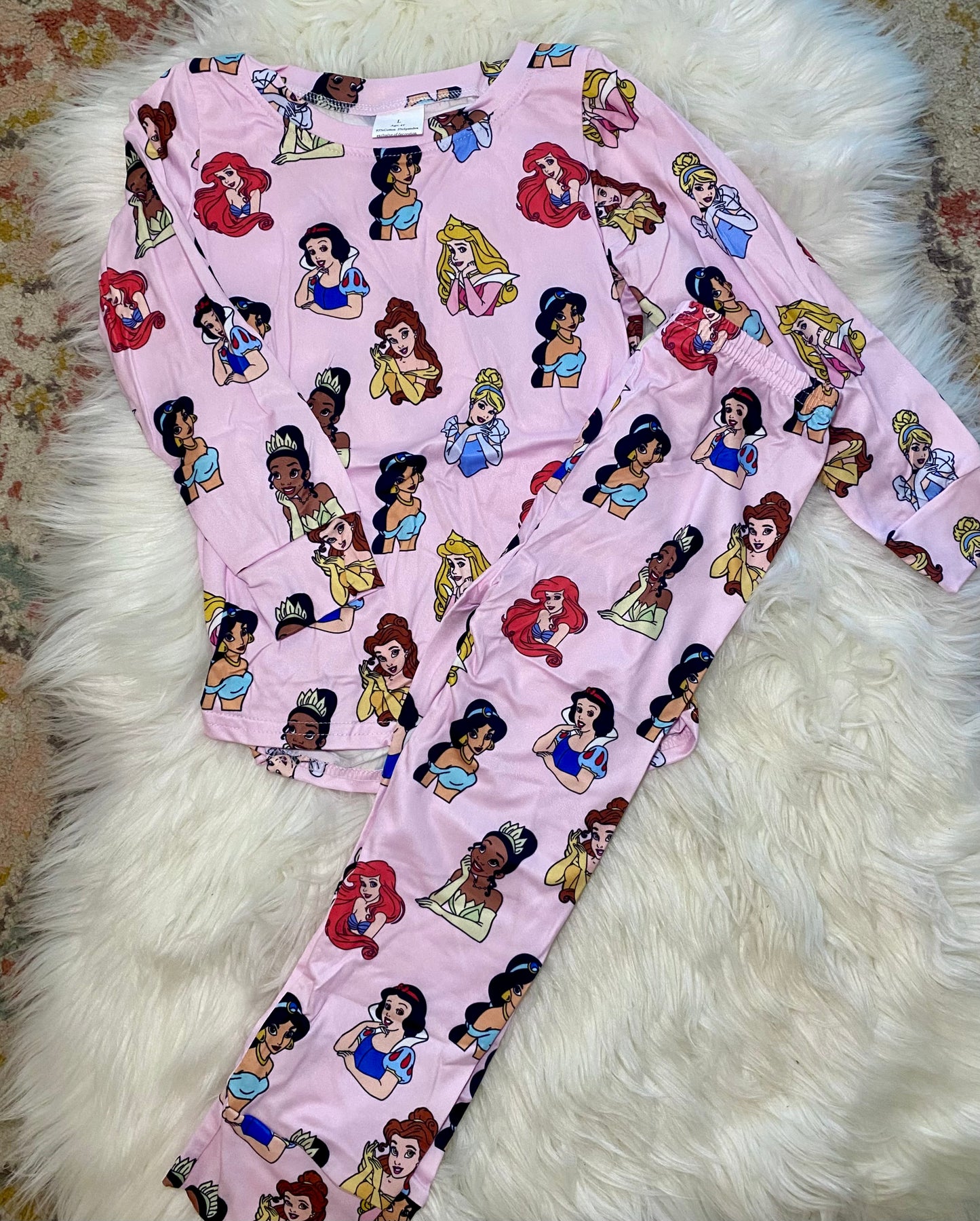 Pink Princess Pajamas