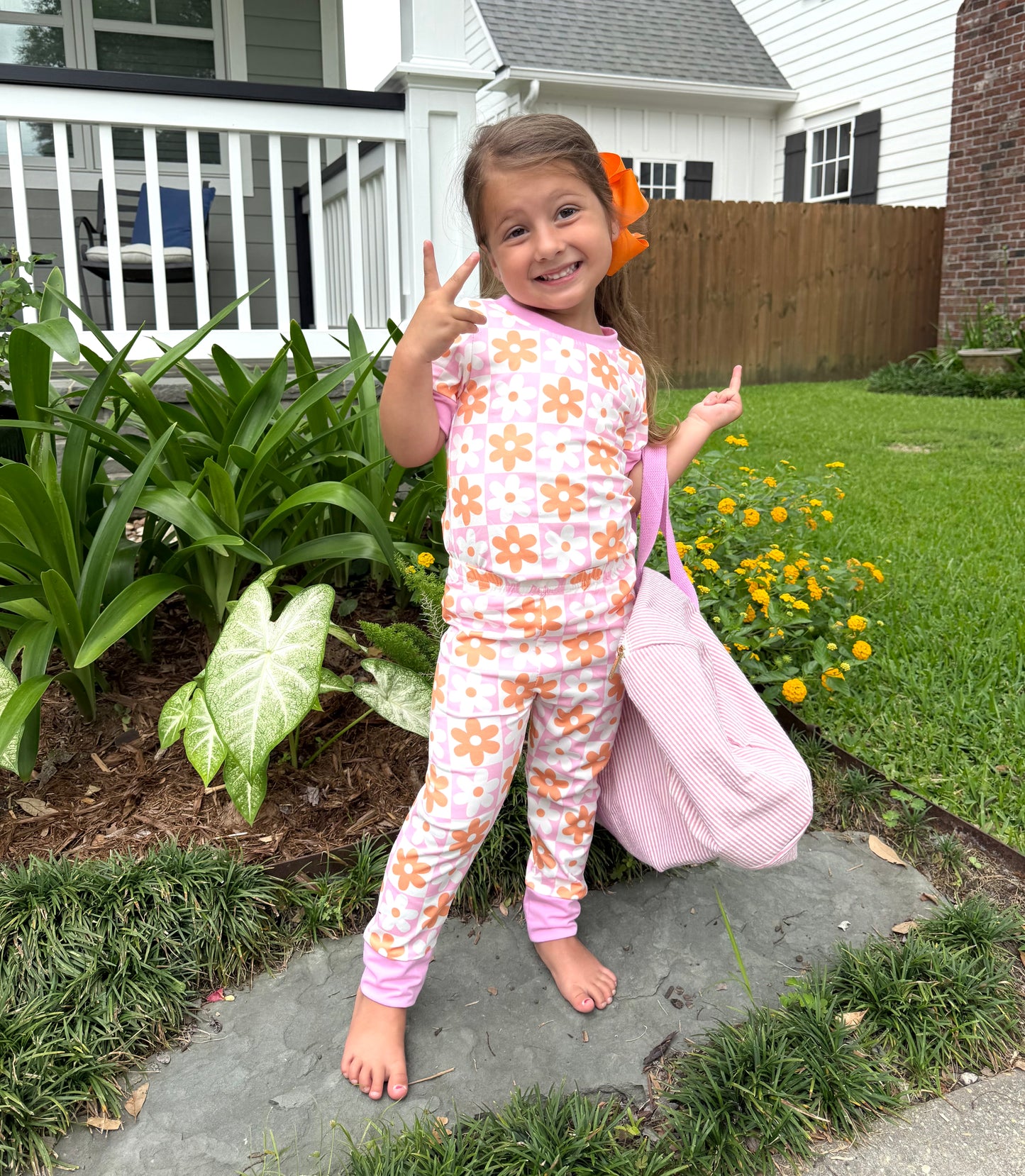 Retro Flower Pajamas
