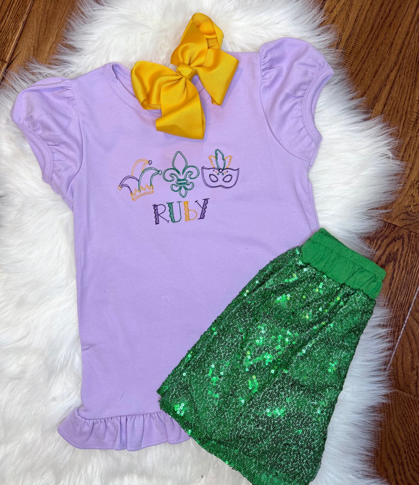 Mardi Gras Trio (Hat, Fleur de Lis, Mask)