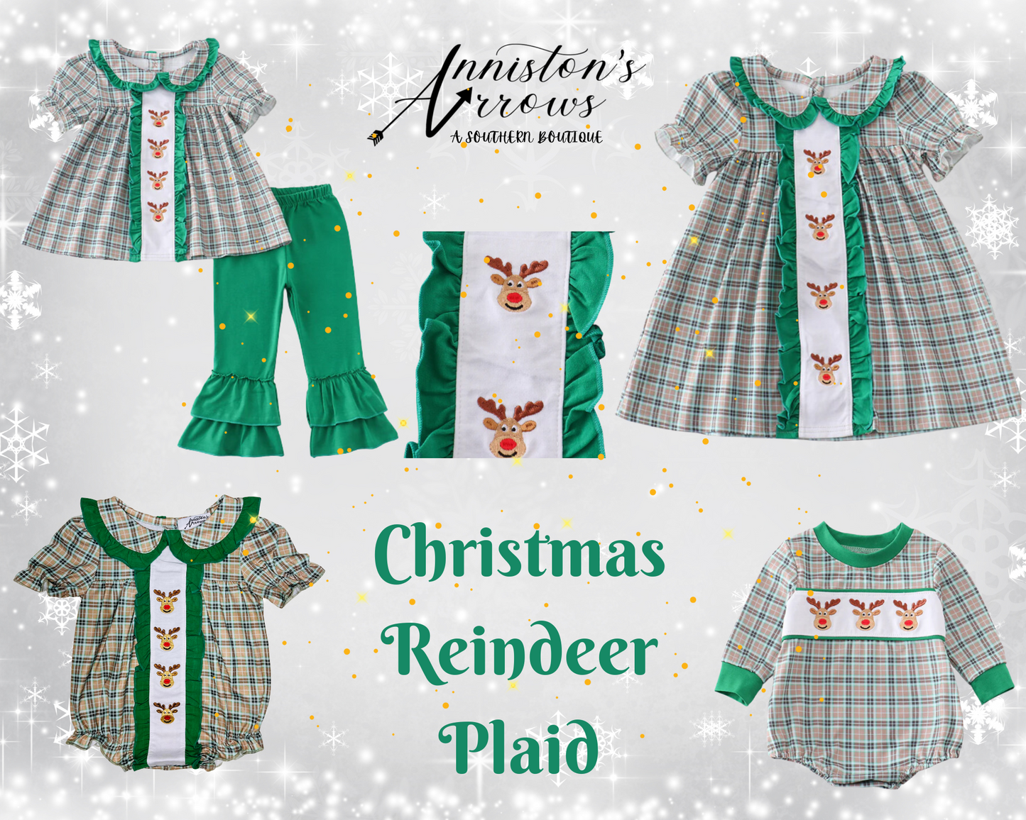 Christmas Reindeer Plaid