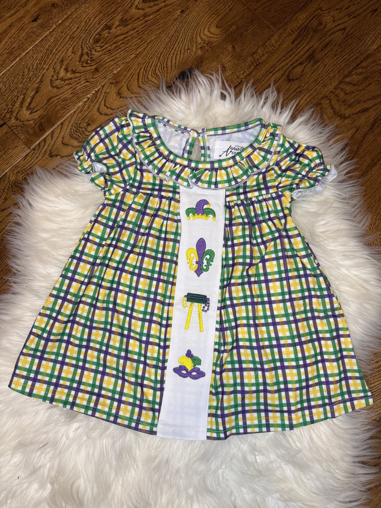Fleur-De-Lis Dress - Mardi Gras