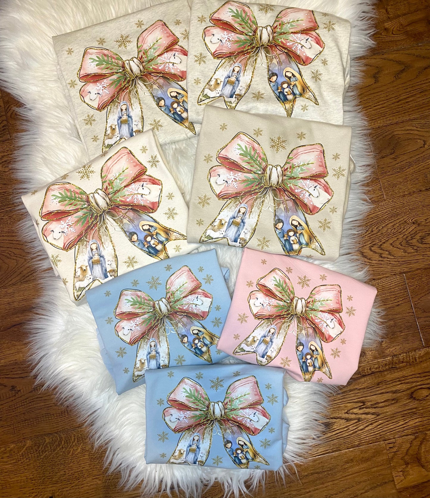 Nativity Bow Long Sleeve