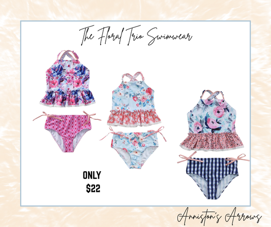 The Floral Trio Swimwear