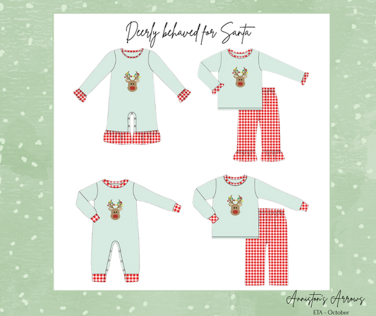 Deerly behaved for Santa