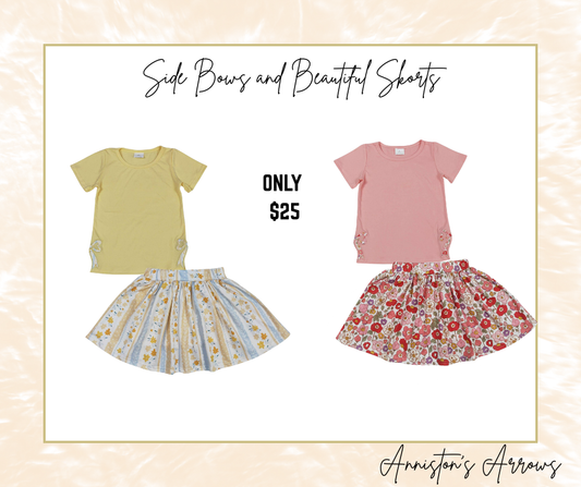 Side Bows and Beautiful Skorts
