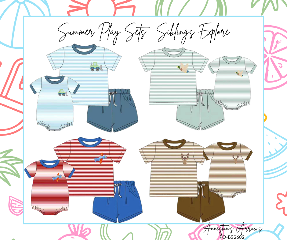 Summer Play Sets:  Siblings Explore