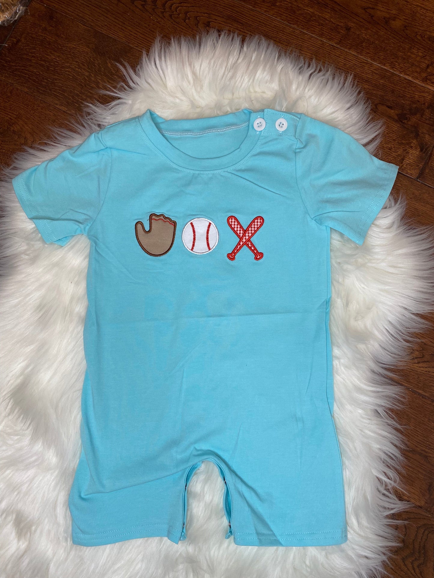 Baseball Romper