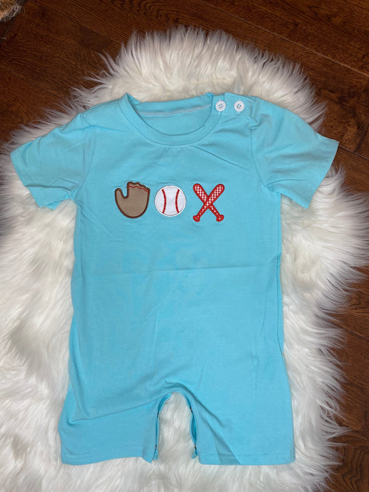Baseball Romper