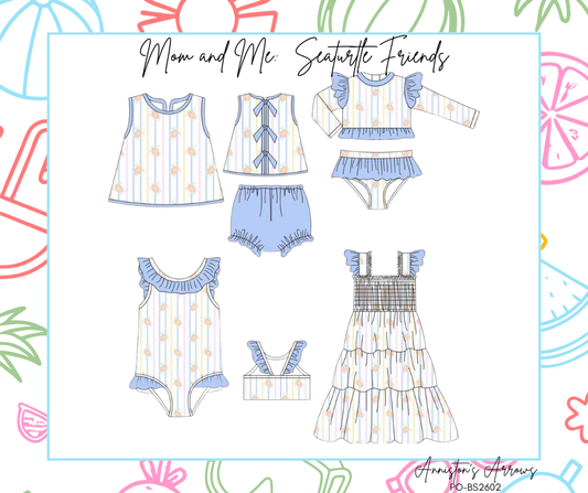 Mom and Me:  Seaturtle Friends