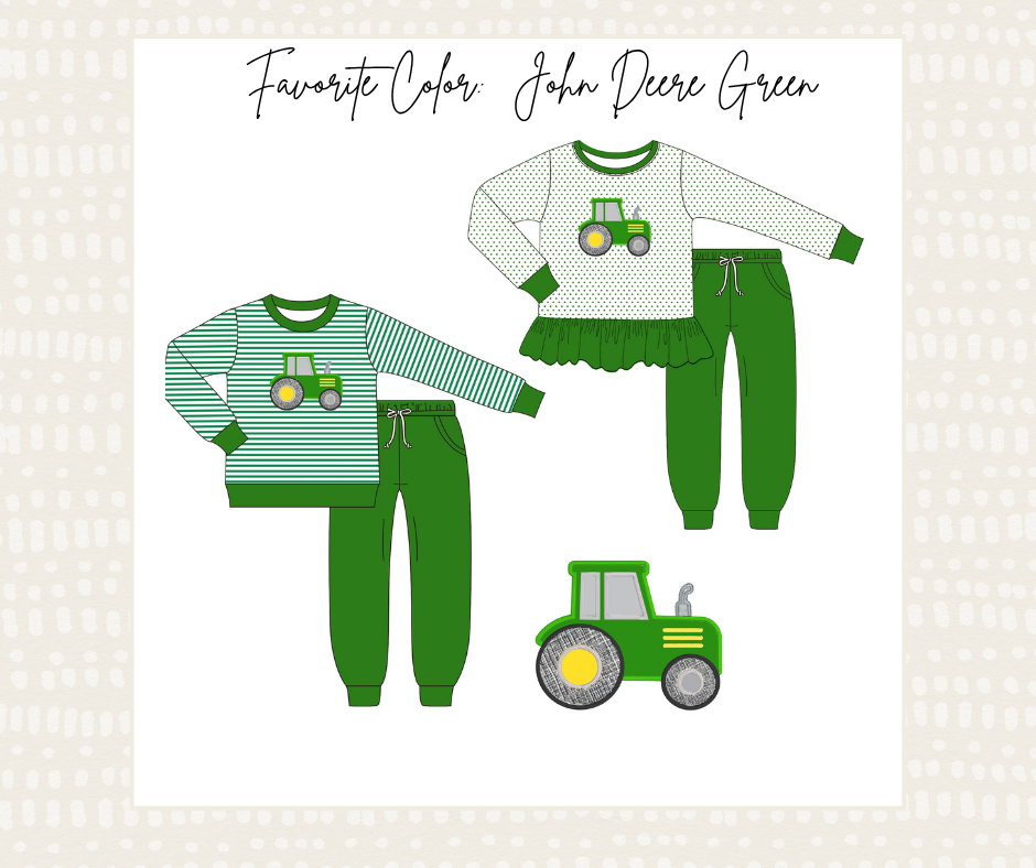 Favorite Color:  John Deere Green
