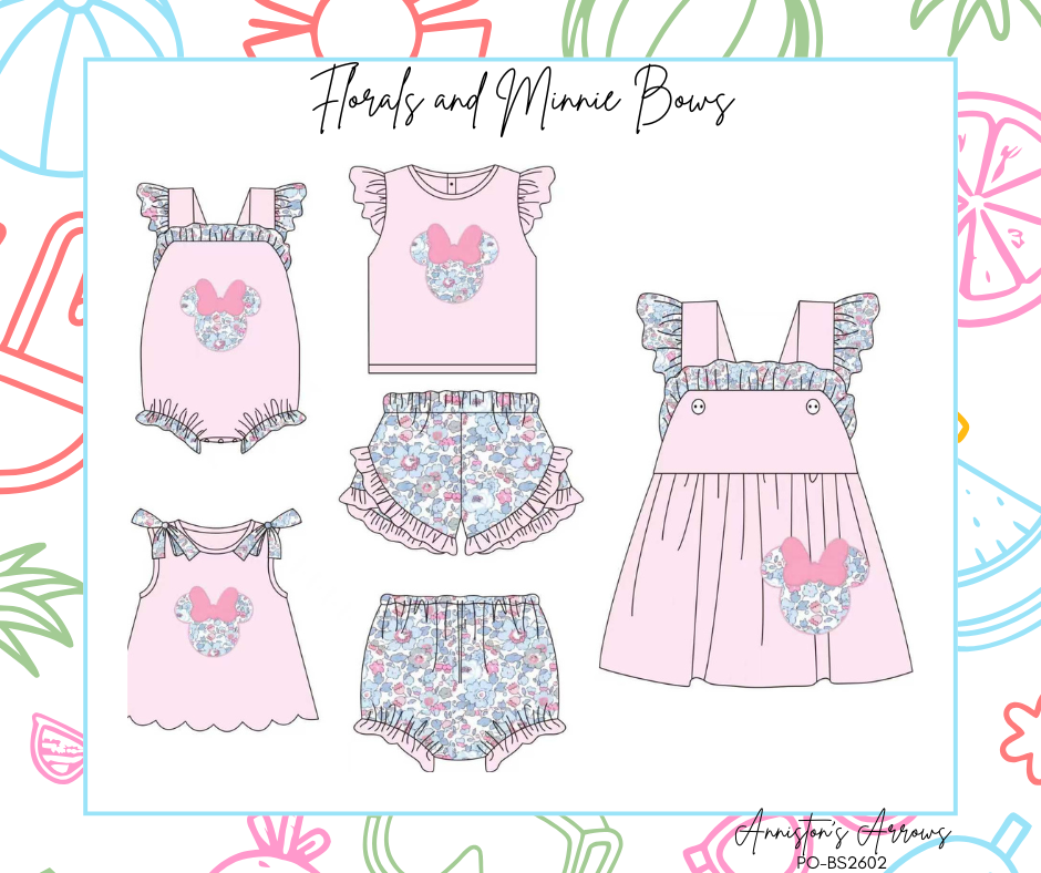 Florals and Minnie Bows
