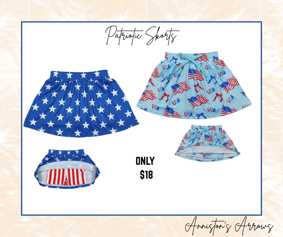 Patriotic Skorts