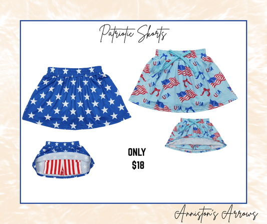 Patriotic Skorts