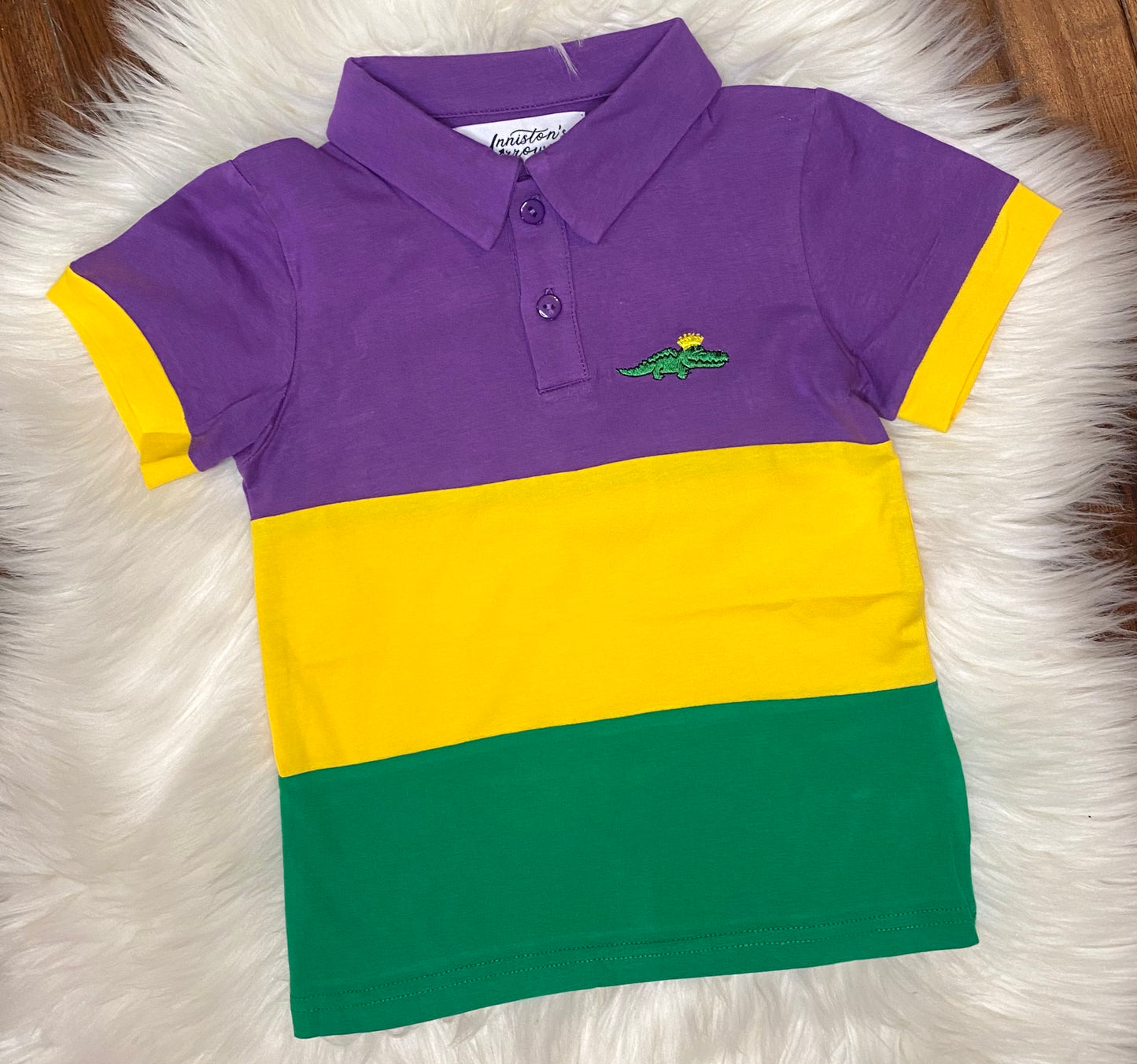 Colorblock Mardi Gras