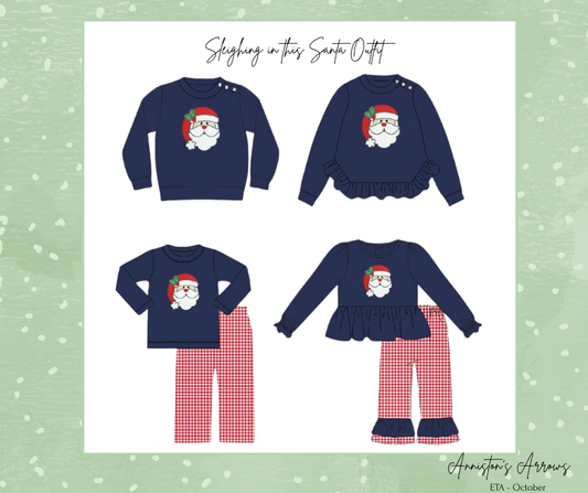 Sleighing in this Santa Outfit