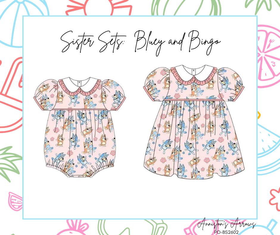 Sister Sets:  Bluey and Bingo