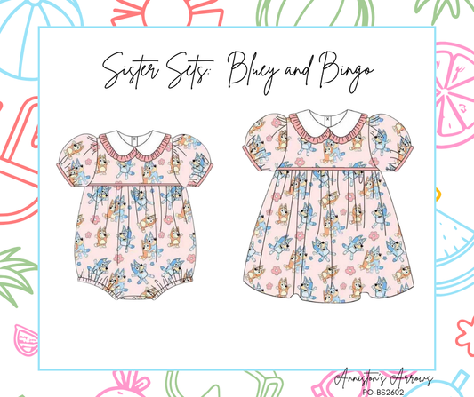 Sister Sets:  Bluey and Bingo