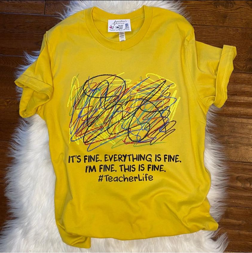 Anniston's Arrows Custom Tee - Im fine. Everything is Fine