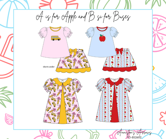 A is for Apple and B si for Buses