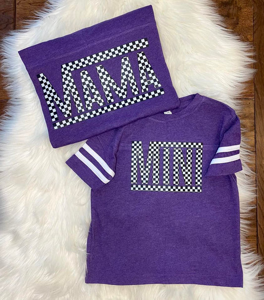 Anniston's Arrows Custom Tee- Mama and Mini Checkered