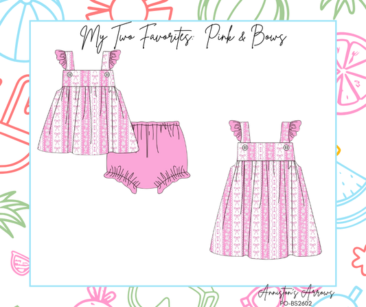 My Two Favorites:  Pink & Bows