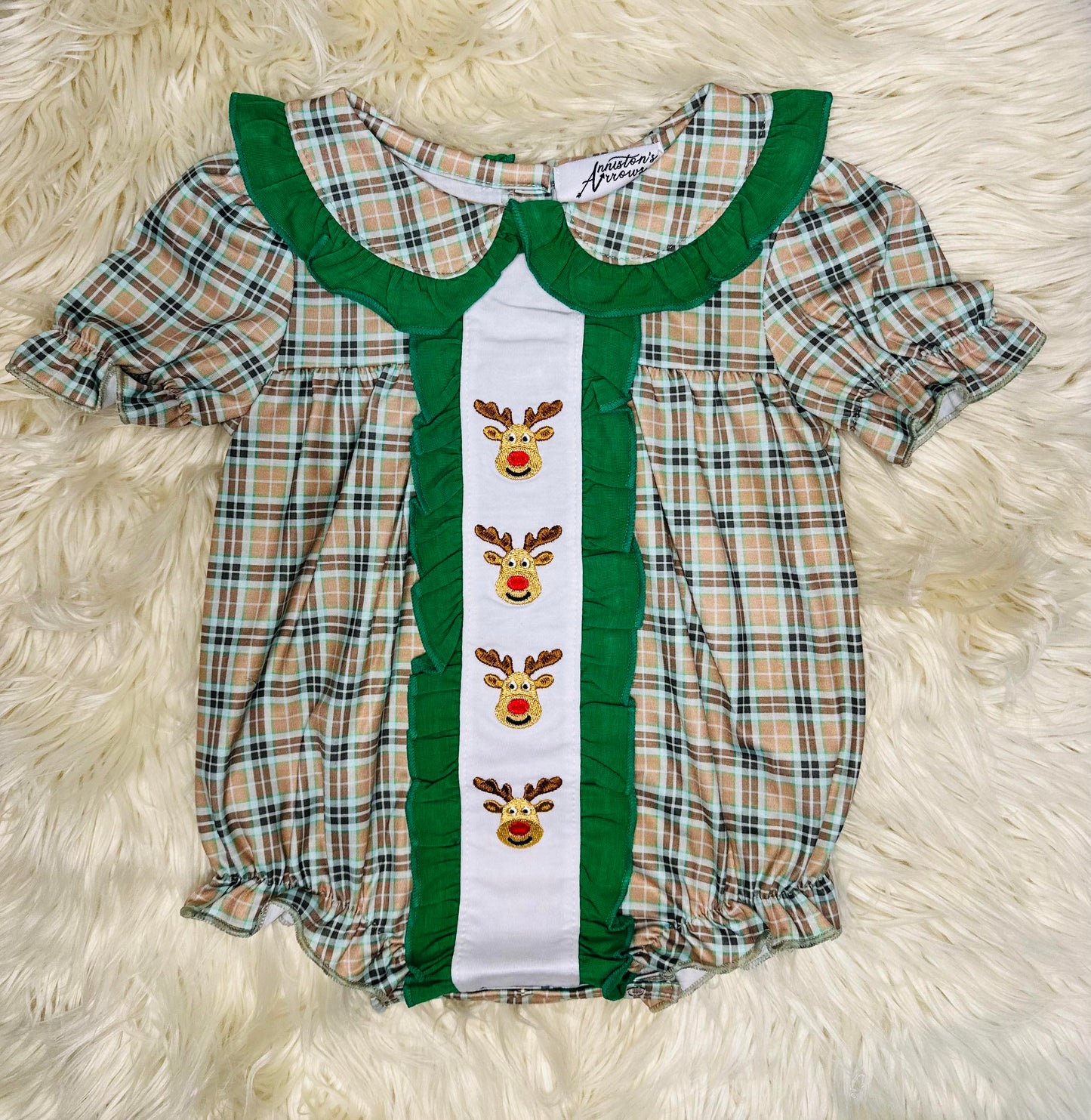 Stock - Christmas Reindeer Plaid