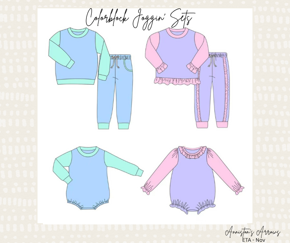 Colorblock Joggin’ Sets
