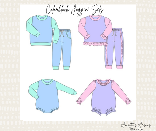 Colorblock Joggin’ Sets