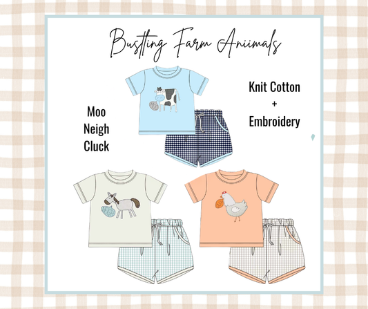 Bustling Farm Animals