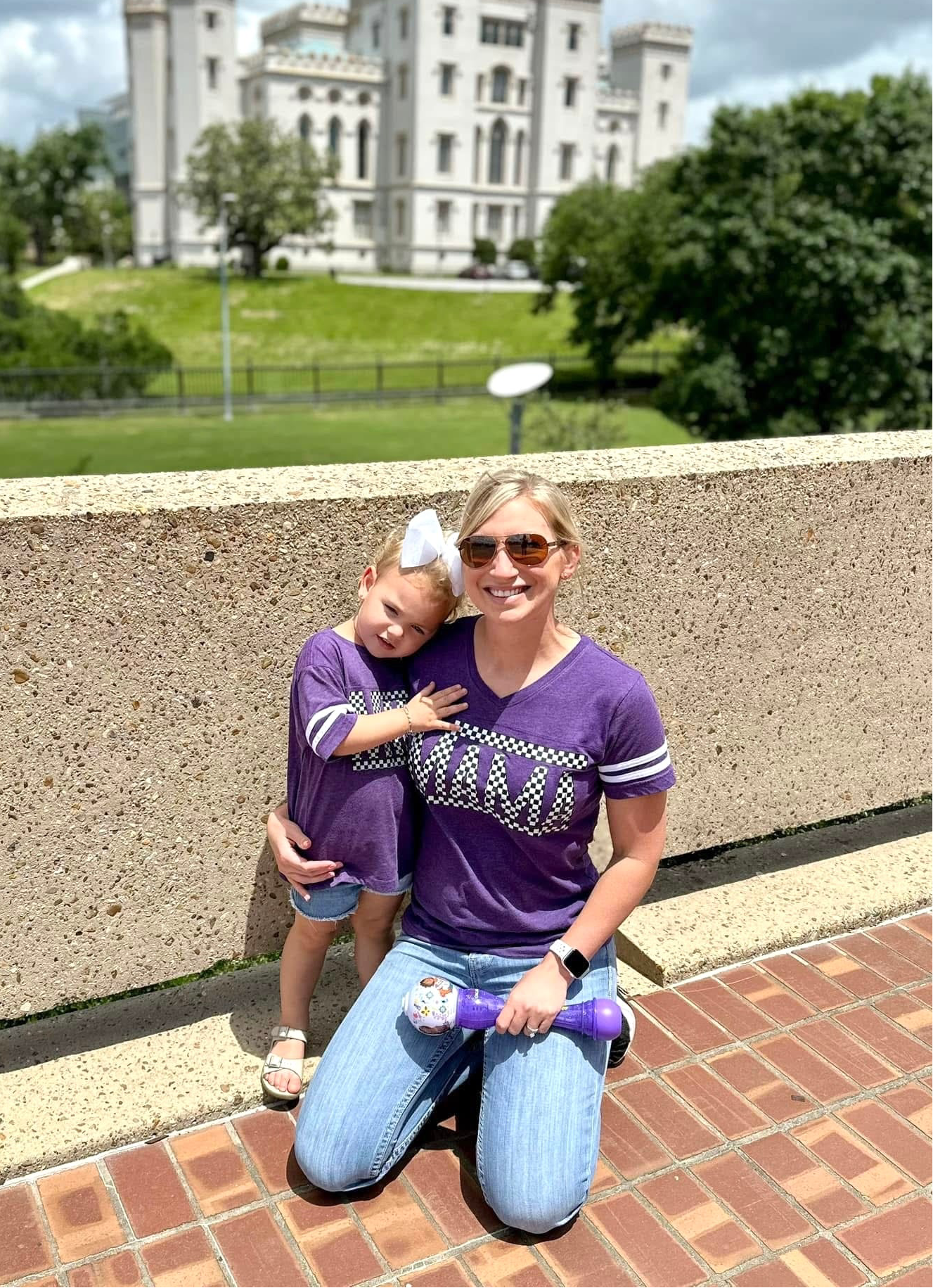 Anniston's Arrows Custom Tee- Mama and Mini Checkered