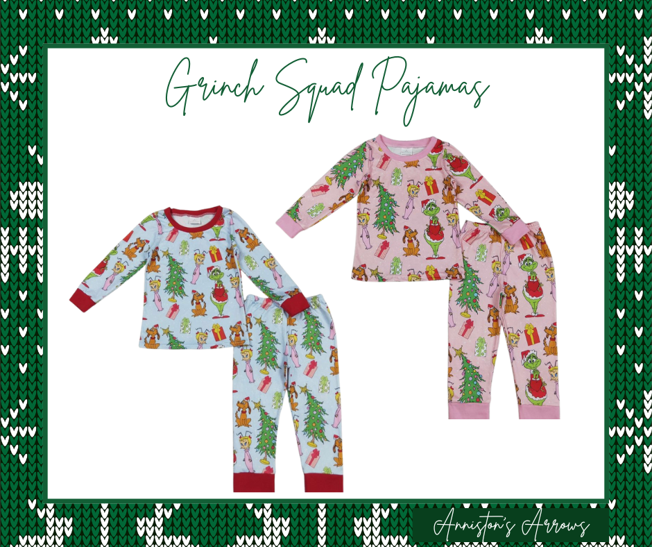 Grinch Squad Pajamas
