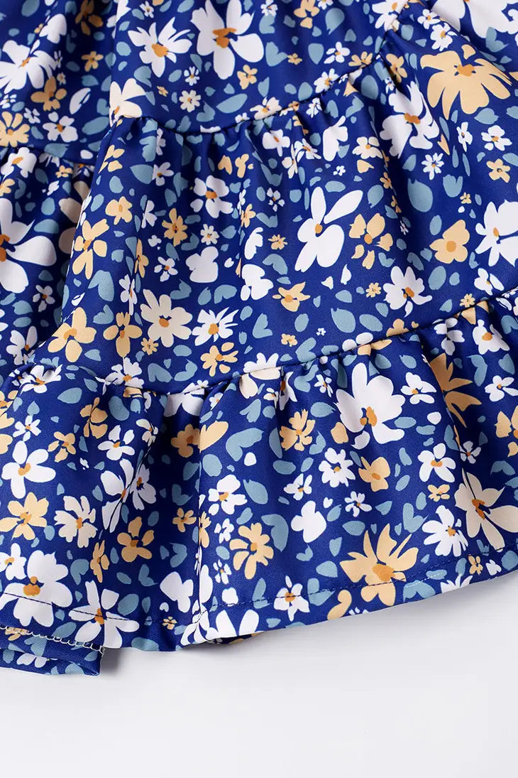 Stock - Navy Floral Dress