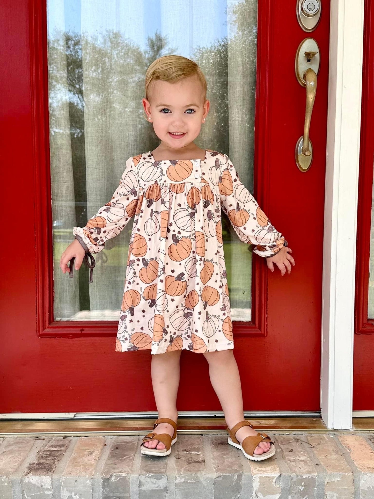 Stock - Pumpkin dress/romper