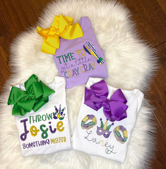 Mardi Gras Mask and King Cake