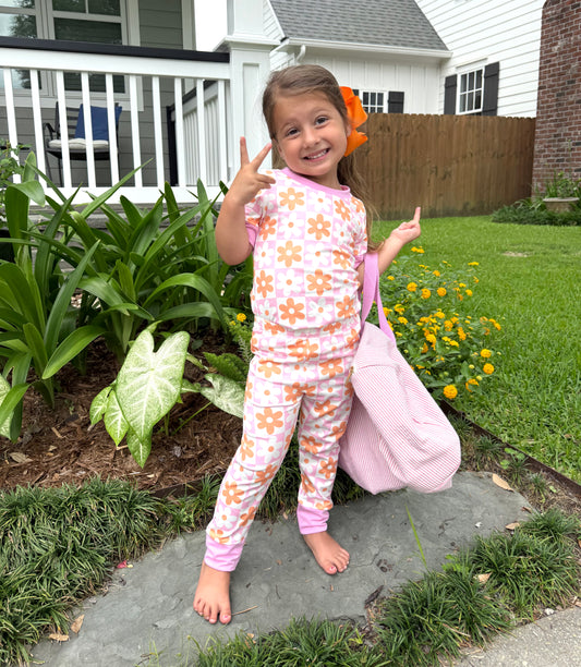Retro Flower Pajamas