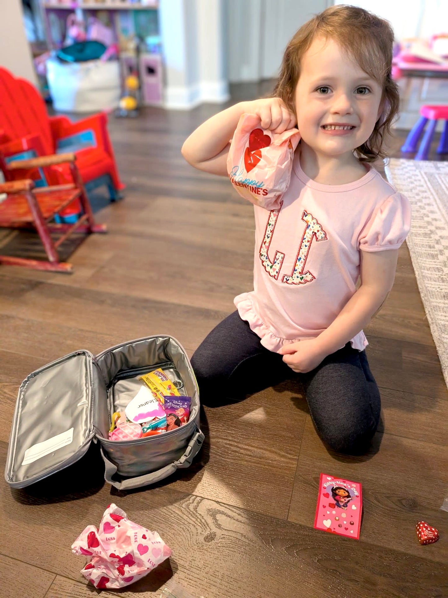 Colorful Hearts Applique