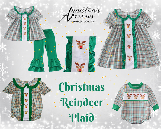 Stock - Christmas Reindeer Plaid