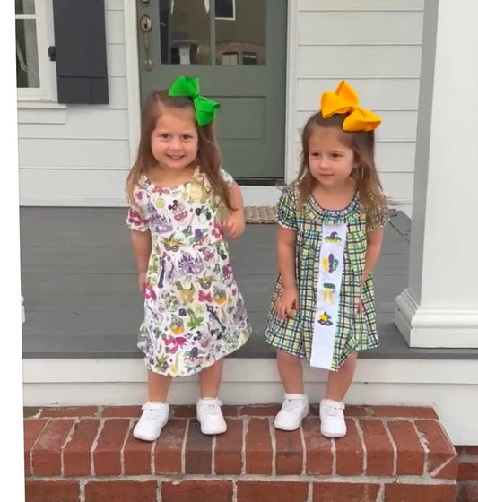 Fleur-De-Lis Dress - Mardi Gras