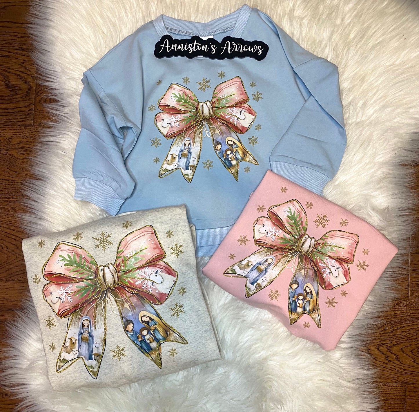 Nativity Bow Long Sleeve