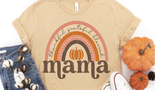 Anniston's Arrows Custom Tee - Mama Pumpkin Rainbow