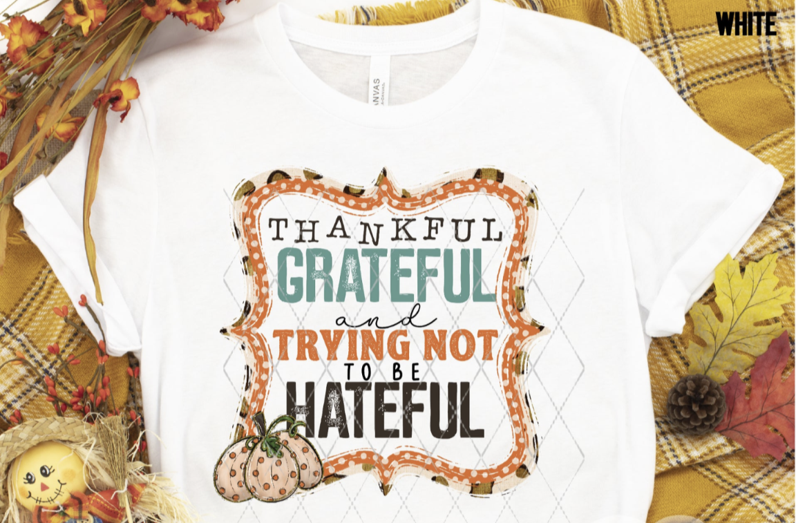 Anniston's Arrows Custom Tee - Thankful Grateful Trying