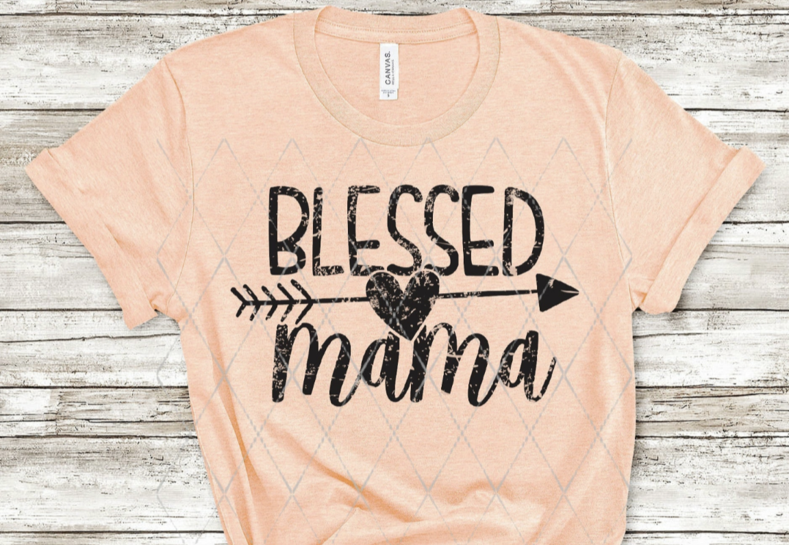 Anniston's Arrows Custom Tee - Blessed Mama