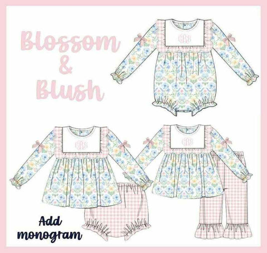 BLOSSOM & BLUSH COLLECTION W/ MONOGRAM
