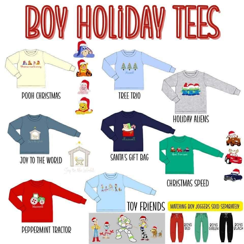 BOY HOLIDAY TEES