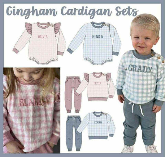 GINGHAM CARDIGAN COLLECTION