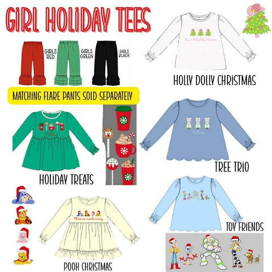 Girl Holiday Tees