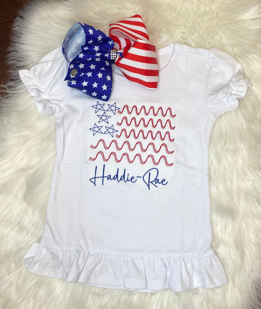 Presale - American Flag - Custom Embroidery