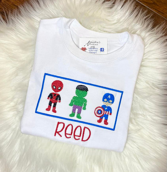 Custom Embroidery - Superhero